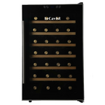 LeCavist 28 Bottle Single Zone Wine Fridge LCCV28B hero image