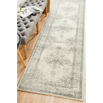 Rug Culture Century Medium Grey & Off White Rug 300X80CM - CEN-977-SILV-300X80 hero image