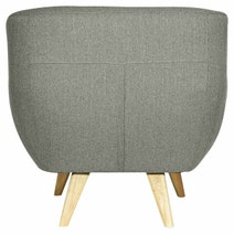 Ostro Bremer Grey Armchair Y23520BSKY33 hero image