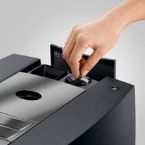 Jura J10 INTA Automatic Coffee Machine Piano Black 15664 hero image