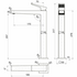 Linsol Madi Tall Basin Mixer Tap MAD-05 image NaN