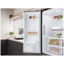 Westinghouse 564L French Door Fridge with Non-Plumbed Water Dispenser and Ice Maker Matte Charcoal Black WQE5760BB hero image