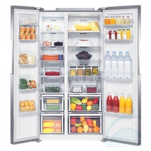 Samsung SRS583NLS 584L Side By Side Fridge hero image