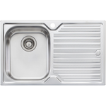Oliveri DZ121 Diaz Single Bowl Right Hand Drainer Topmount Sink hero image