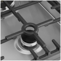 Omega 60cm Natural Gas Cooktop with Wok Burner Stainless Steel OCG604WX hero image