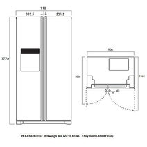 Smeg SR610X 608L Classic Aesthetic Side by Side Fridge hero image