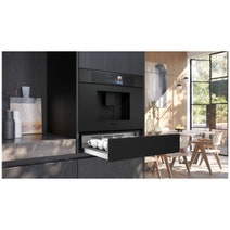 Siemens iQ700 14cm Multifunction Warming Drawer Matte Black BI910C1M1 hero image