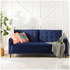 Zinus 3 Seater Sofa Mid-Century Velvet Couch Benton - Navy Blue AU-USSBTF-3NV image NaN