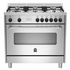 La Germania 90cm Americana Series Stainless Steel Dual Fuel Freestanding Oven AMS96C61LBX image NaN