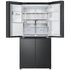 LG 506L French Door Fridge with Slim Non-Plumbed In-Door Ice and Water Dispenser Matte Black GF-LN500MBL image NaN