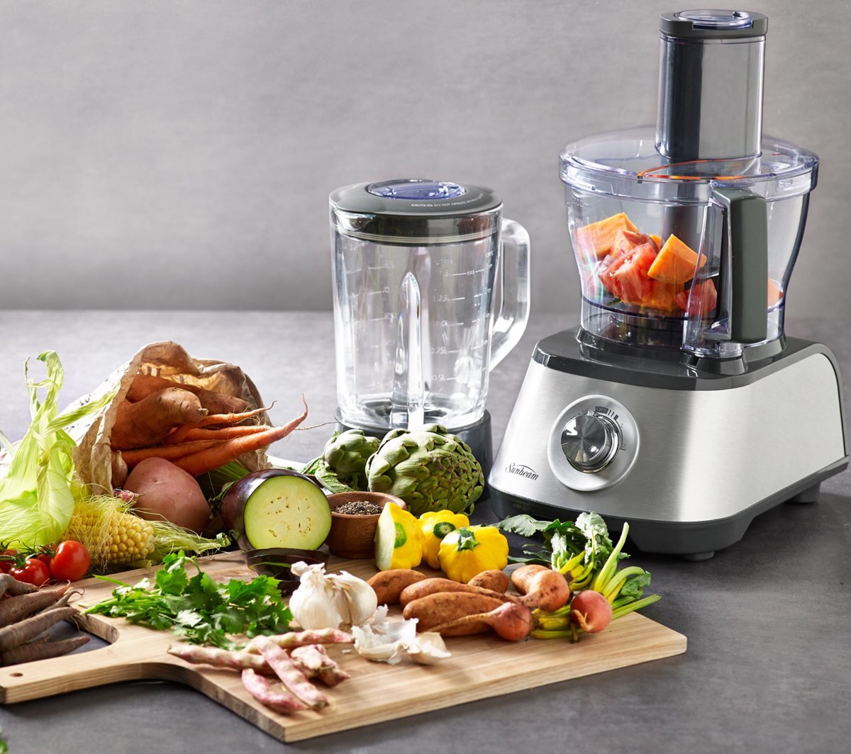 Sunbeam LC6000 MultiProcessor Compact Duo Food Processor hero image