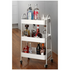 L.T. Williams 3-Tier Tray Trolley Metal White 8994 image NaN