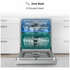 Hisense 60cm Freestanding Stainless Steel Dishwasher HSCM15FS image NaN