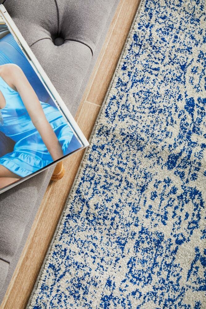Rug Culture Evoke Extra Large Blue Rug 500X80CM - EVO-256-BLUE-500X80 hero image