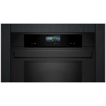 Siemens iQ700 60cm Pyrolytic Oven with Microwave Matte Black HM976GMM1 hero image