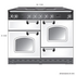 Falcon CLAS110EI5BL/CH 110cm Freestanding Electric Oven/Stove image NaN