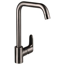Hansgrohe Decor 260 1jet Sink Mixer Tap - Brushed Black Chrome 31820343 hero image