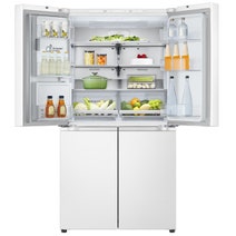 LG 637L French Door Fridge Matte White GF-L700MWH hero image