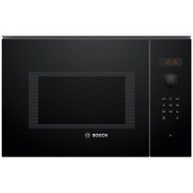 Bosch 25L Series 4 Built-In 900W Microwave Black BFL553MB1A hero image
