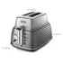Delonghi CTZ2003BG Scultura 2 Slice Toaster image NaN