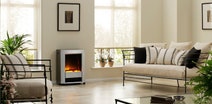 Dimplex 2kW Electric Fire Heater LEESILVER hero image