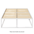 Zinus Double 45cm Joseph Bed Frame Metal Bed Platform Base White AU-MBBFW-18D image NaN