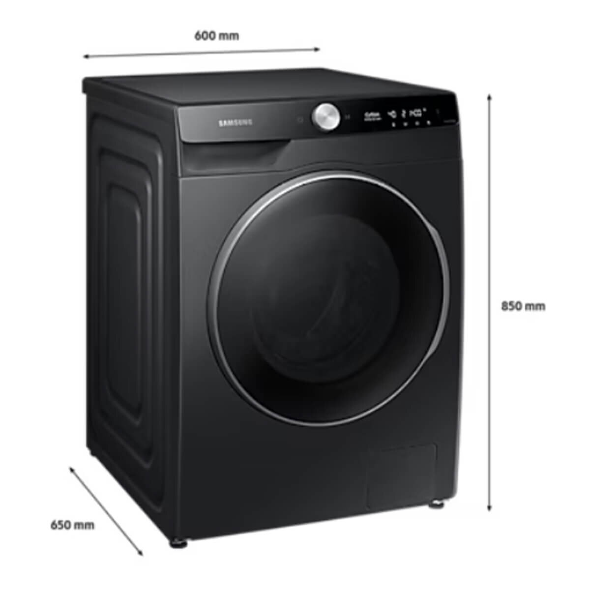 Samsung 12kg Smart Front Load Washer WW12TP04DSB hero image