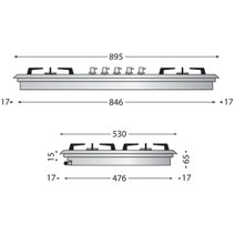 ILVE HP95PDT 90cm Natural Gas Cooktop hero image