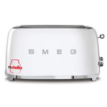 Smeg 50s Retro Style 4 Slice Toaster White with Nutella Branding TSF02WHAU-NUT hero image