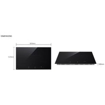 LG Series 7 80cm Induction Cooktop 4 Cooking Zones including 1 Flexi Zone BCI807T4BG hero image