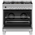 Fisher & Paykel Series 9 90cm Professional Freestanding Duel Fuel Pyrolytic Cooker Stainless Steel OR90SPG6X1 image NaN