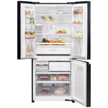 Panasonic 500L French Door Fridge Metallic Black NR-CW530HWK hero image