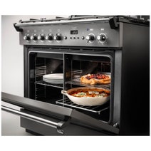 Falcon 90cm Classic FX Black-Chrome Dual Fuel Freestanding Oven CLA90FXDFBL-CH hero image