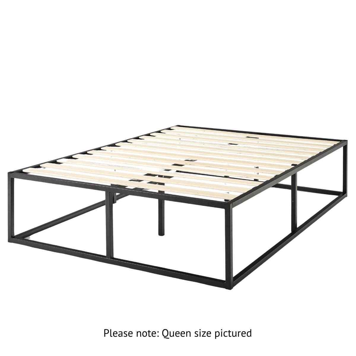Zinus Queen 45cm Joseph Bed Frame Metal Bed Platform Base Black AU-MBBF-18Q hero image
