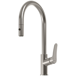 Oliveri Verona Pull out Goose Neck Mixer Tap Brushed Nickel VA306502BN-P hero image