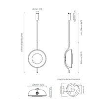 CTO Lighting Pendulum Pendant Light - Satin Brass PENPENOSB hero image