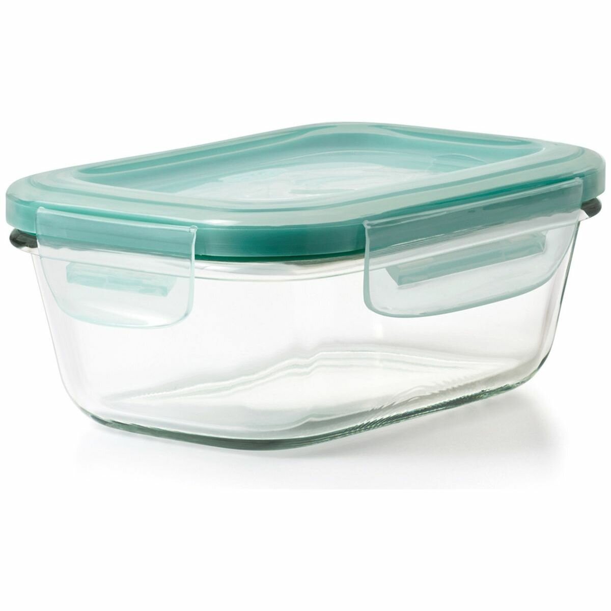 OXO Four Piece Smart Seal Glass Rectangular Container Set 48584 hero image