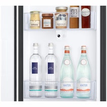 Samsung 616L Family Hub Side By Side Non-plumbed Fridge Matte Black SRS656MBFH4 hero image