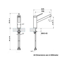 Abey SLIM1 Kitchen Mixer Tap hero image