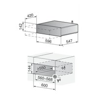 V-ZUG Warming Drawer V4000 14 Pearl Glass 3402600005 hero image