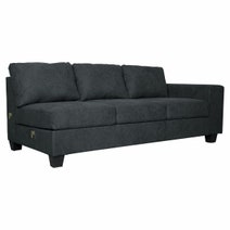 Ostro Tilba Four Seater Left Hand Chaise Lounge Dark Grey U2370ZLHFCSXDYX hero image