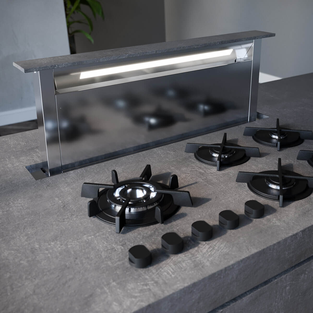 Sirius 58cm Valentina Integrated Downdraft Rangehood With Remote Control SDD2ELEMIC58  hero image