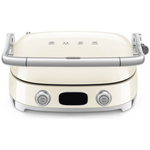 Smeg 50s Style Countertop Multifunctional Grill Cream MGF01CRAU hero image