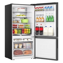 Hisense 503L EcoVision Bottom Mount Fridge Dark Stainless Steel HRBM503E hero image