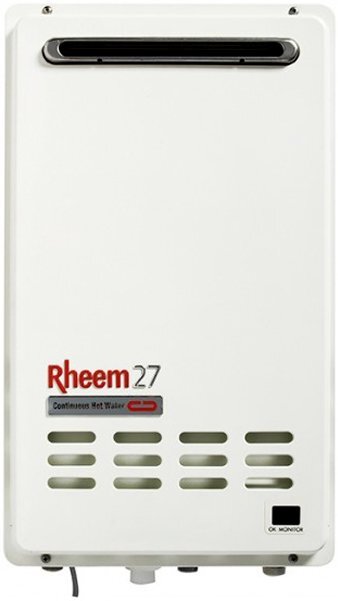 Rheem 27L Continuous Flow 50-degree Hot Water System Natural Gas 876627NF |  Appliances Online