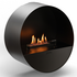 Planika Zero Emission Bubble Fireplace in Circular Casing for Wall BUBBLEW image NaN