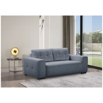 Ostro Bella 3 Seater Couch Dark Grey 25002000 hero image
