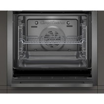 NEFF 60cm Pyrolytic Built-In Oven with Added Steam Function - Graphite Grey B5AVM7AG0A hero image
