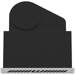 Whispair Barcelona 60 Make Up Air Undermount Rangehood with Air X On Board Motor X2B06S2OAX hero image