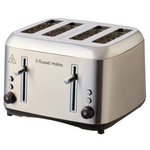 Russell Hobbs Addison 4 Slice Toaster Brushed Stainless Steel RHT514BRU hero image